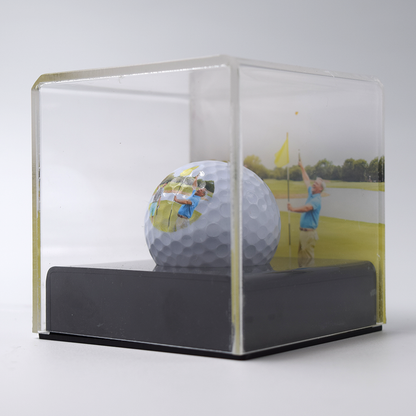 Golf Ball in Acrylic Case