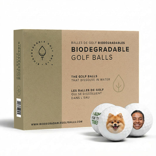 Custom biodegradable golf balls designed for eco-friendly play
