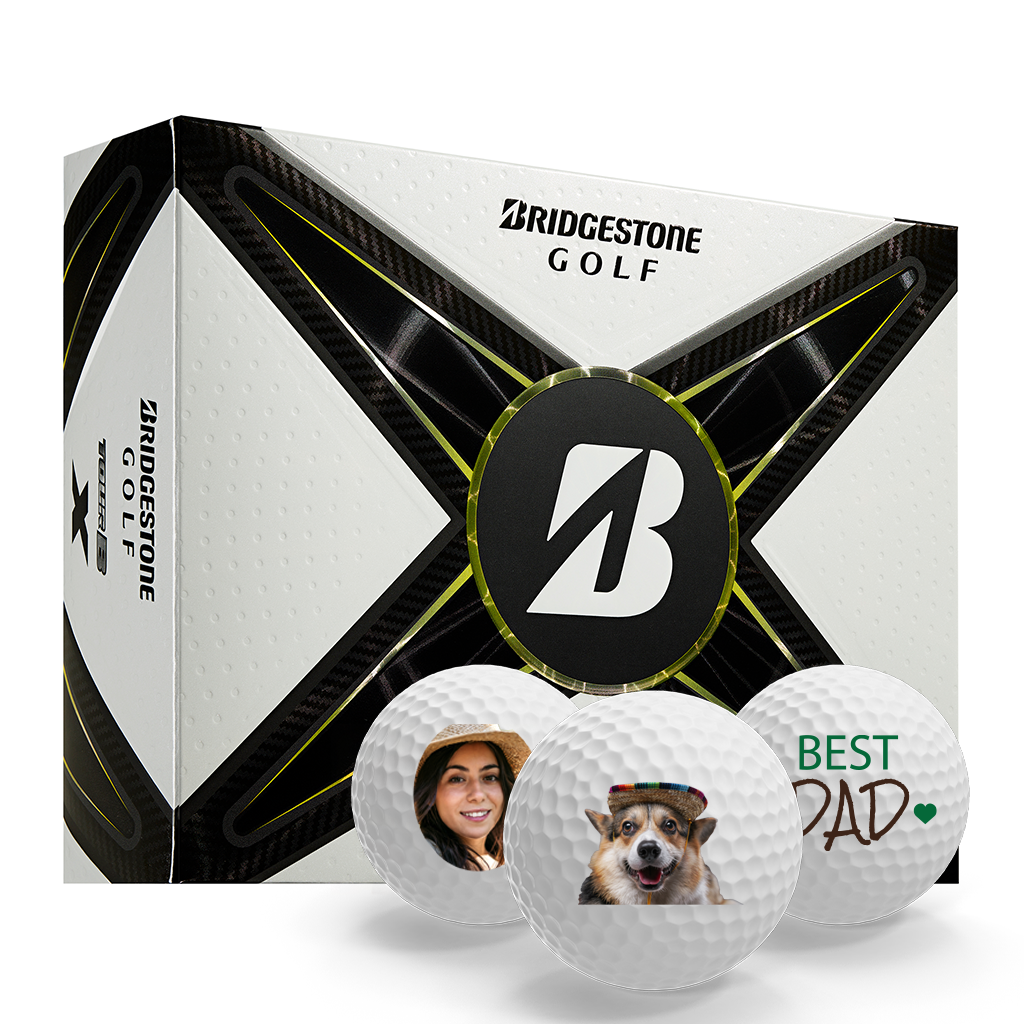 Pack of custom Bridgestone Golf Balls.