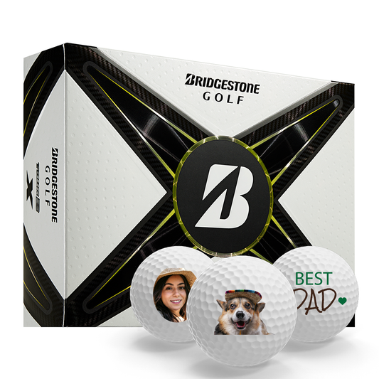 Pack of custom Bridgestone Golf Balls.