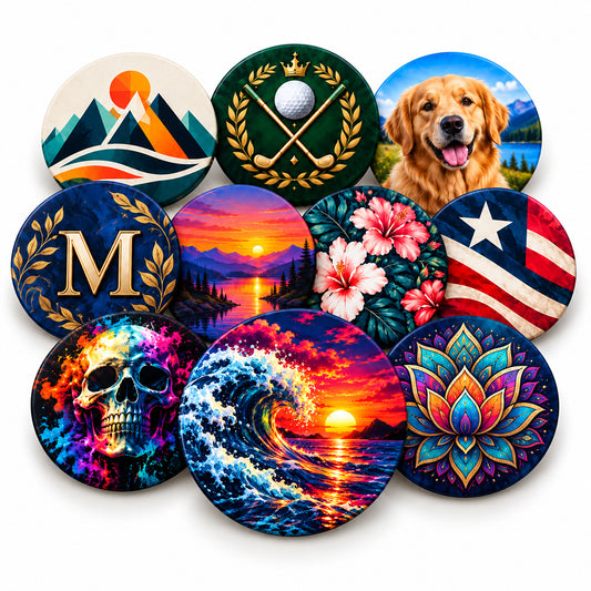 10 Pack - Metal Ball Markers