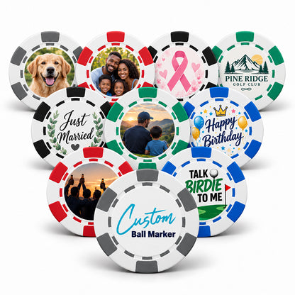 10 Pack - Poker Chip Ball Markers