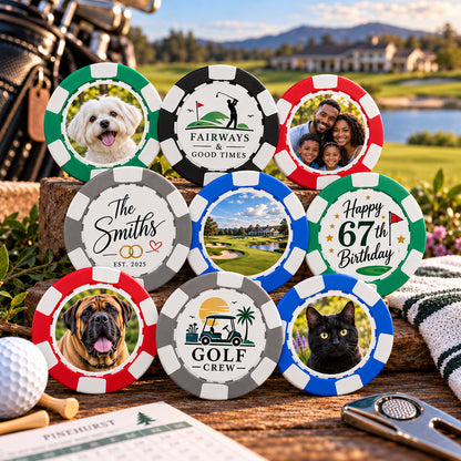 10 Pack - Poker Chip Ball Markers