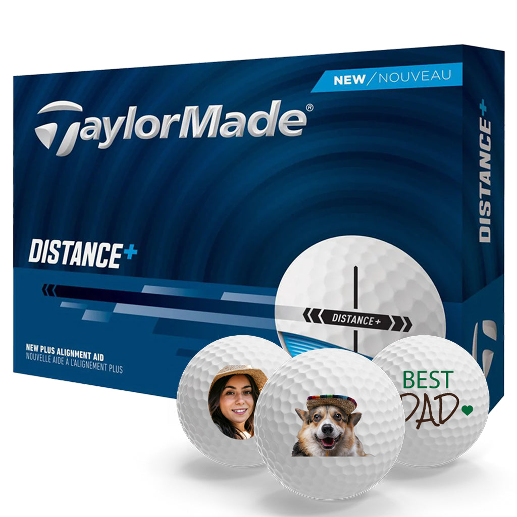 Custom TaylorMade Distance+ Golf Balls | Long Distance + Soft Feel ...