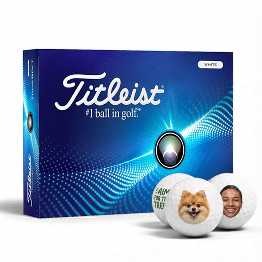 Custom Titleist Tour Soft golf balls printed with your own artwork