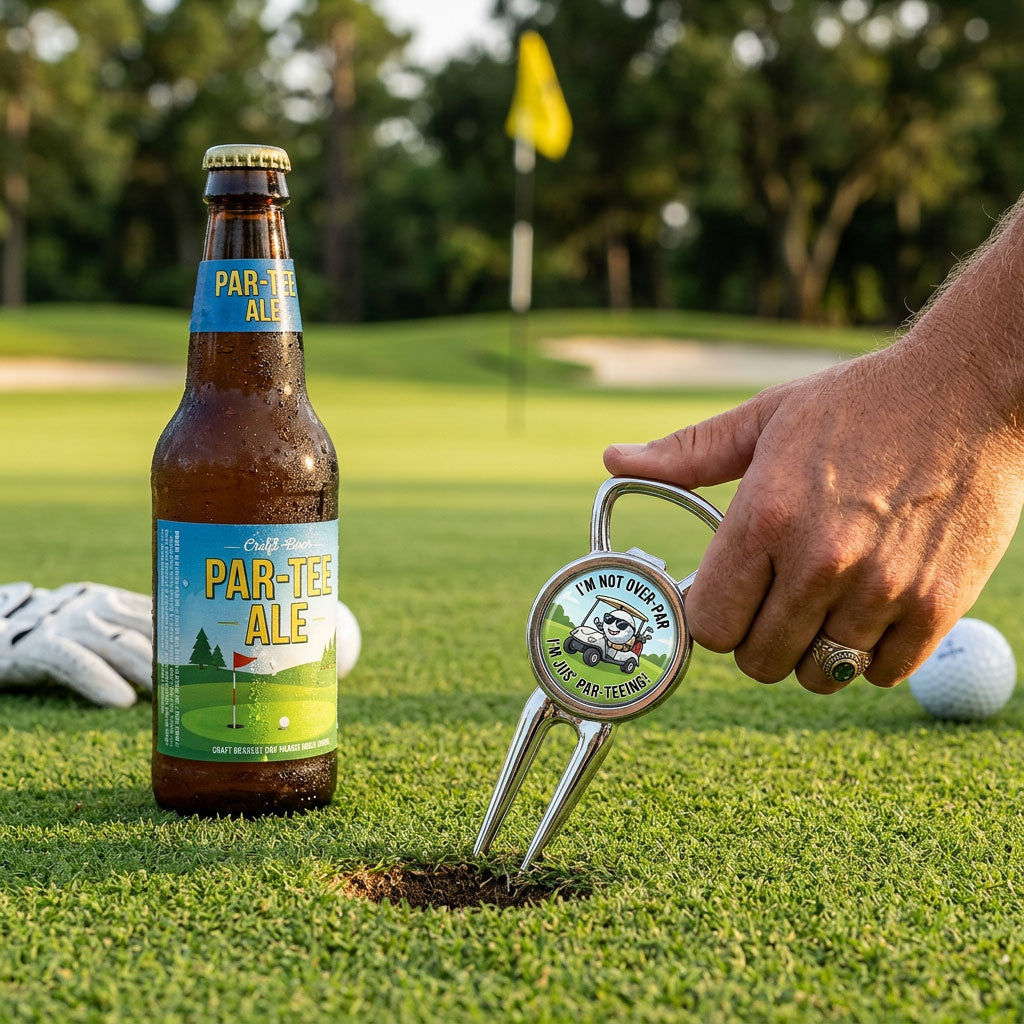 Custom Metal Divot Tool W/ Ball Custom Ball Marker