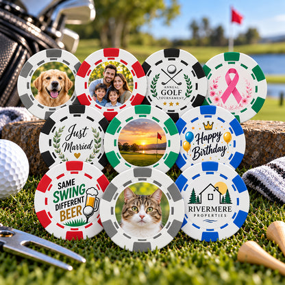 10 Pack - Poker Chip Ball Markers