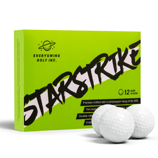 Blank white golf balls ready for custom logo or image printing
